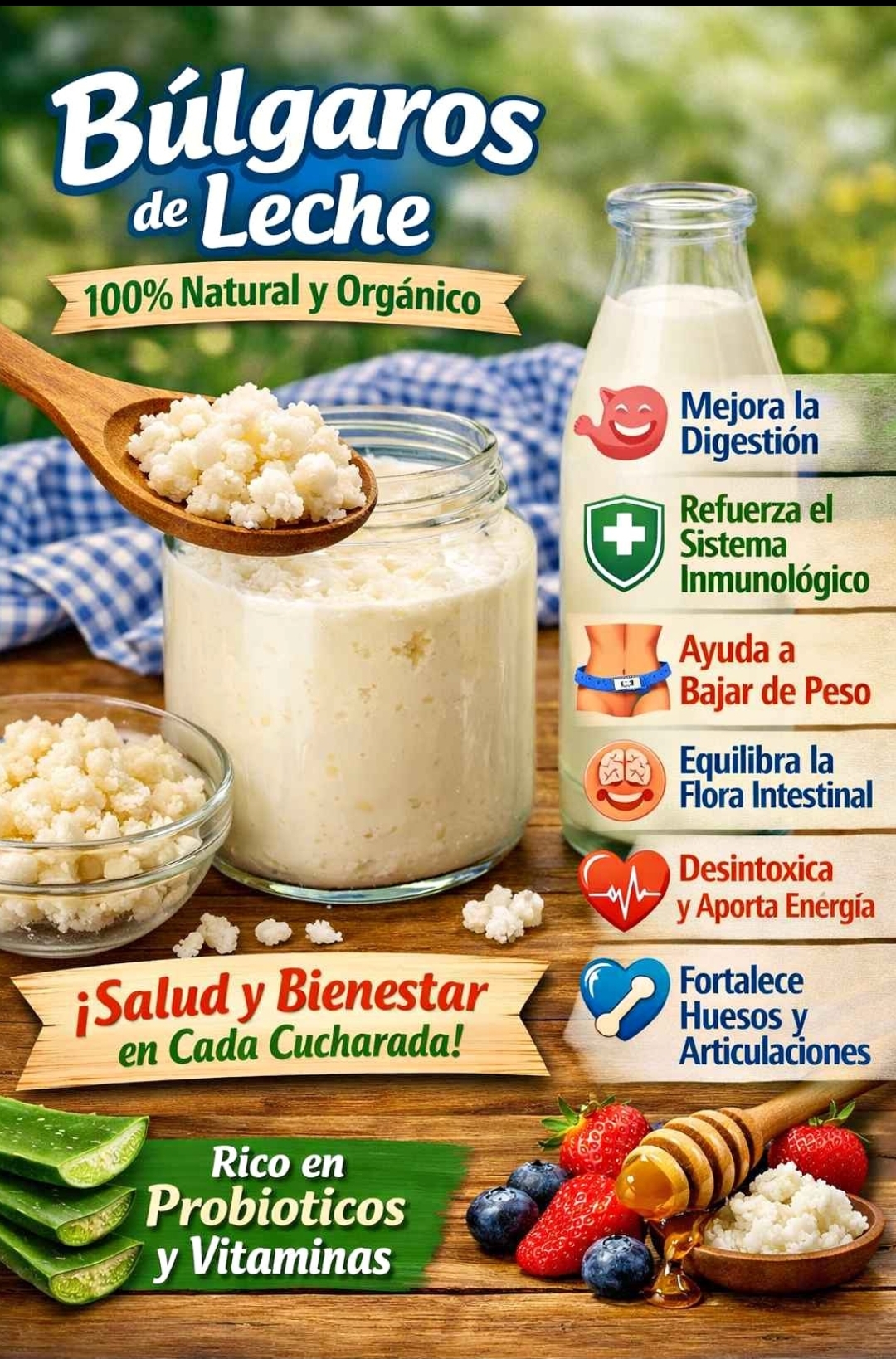 Kéfir de leche y Kéfir de agua