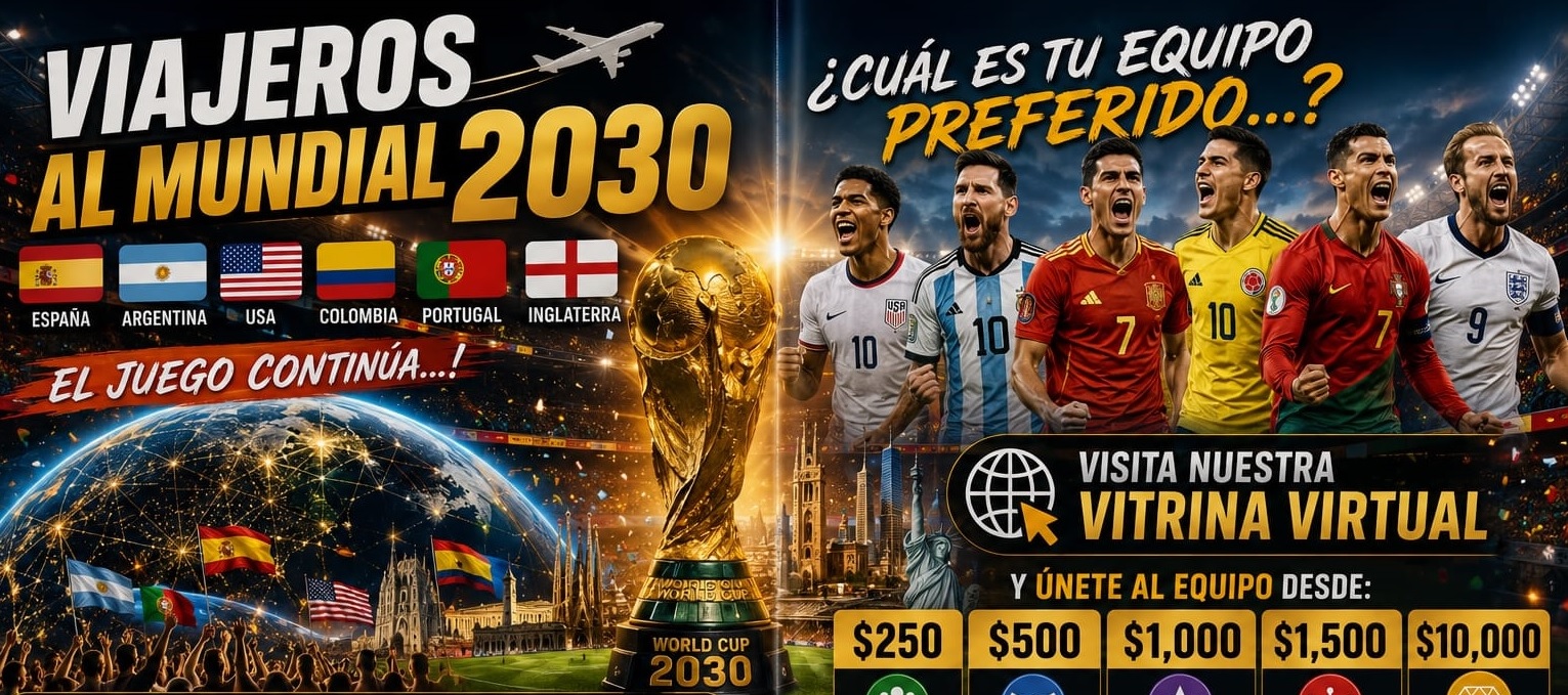 Viajeros al Mundial 2030