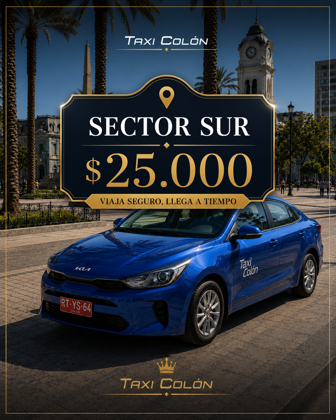 Desde o hasta     aeropuerto - sector Sur