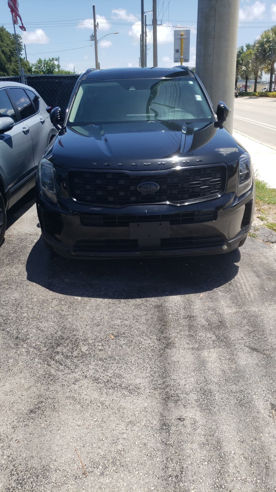 59.) 2021 KIA TELLURIDE AWD EX V6, Exterior: Black. Interior: ...