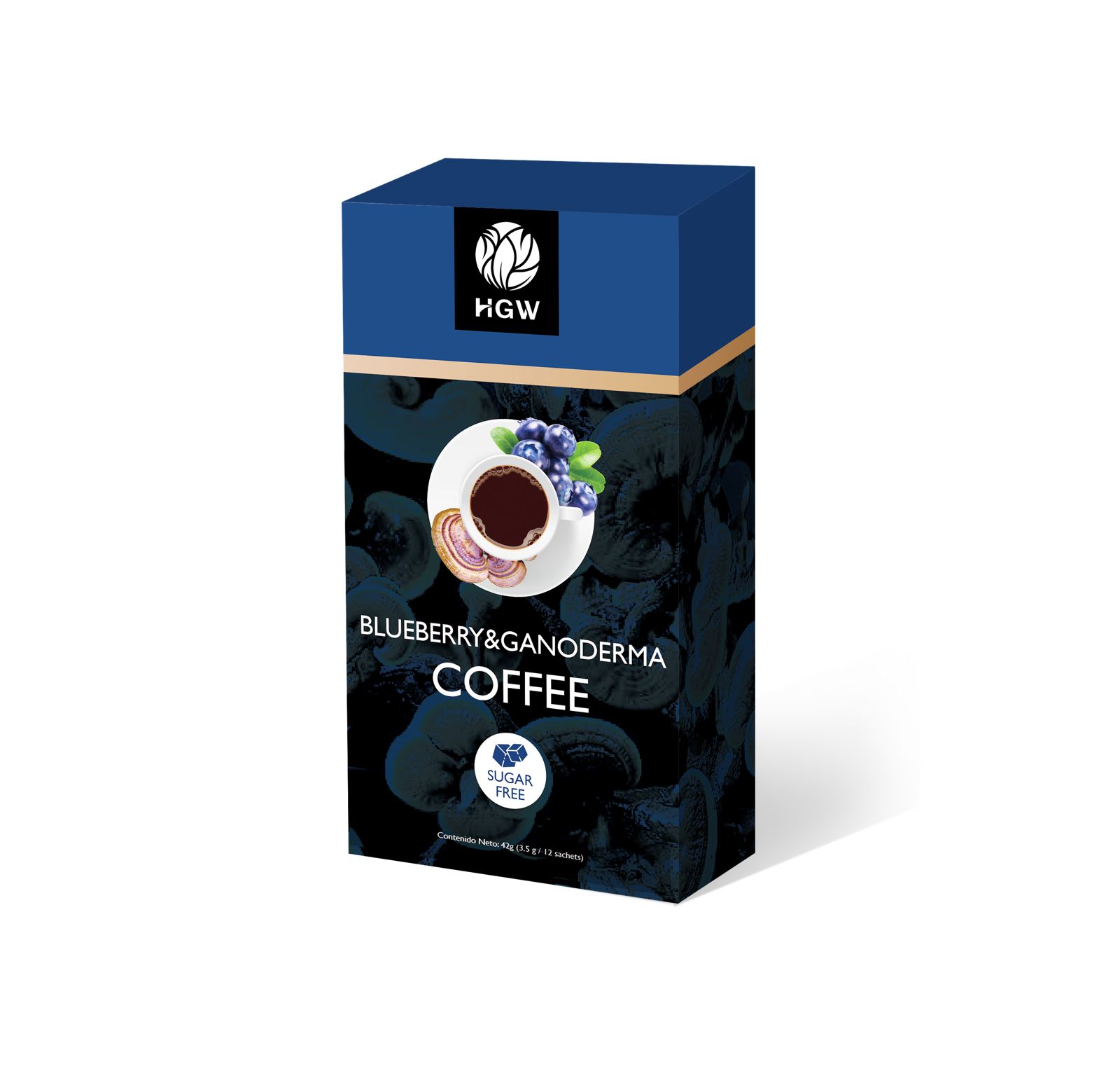 BERRY GANO COFFEE 3.5 g / sachet x 12 Sachets / box