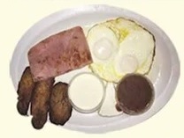 Desayuno con Jamón