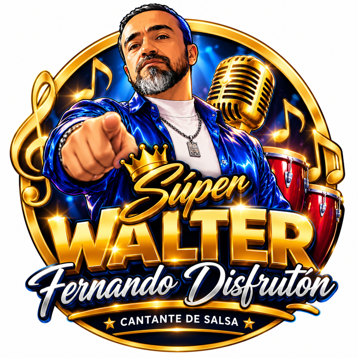 Súper Walter Fernando Disfrutón | Artista y Cantante de Salsa Colombiana